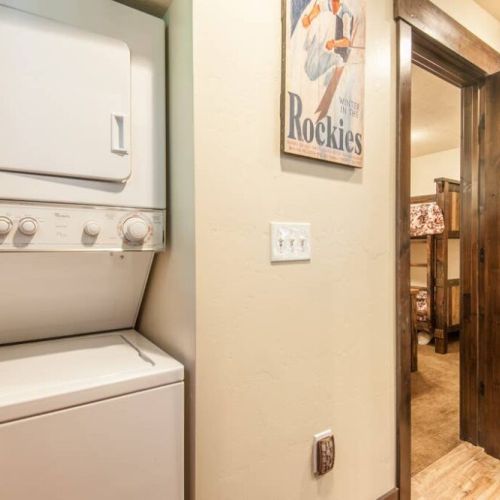 Washer and dryer on main level - soap and dryer sheets provided
