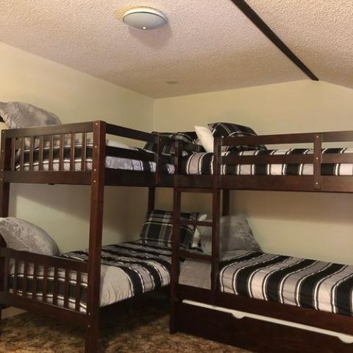 Five Twin Beds including Trundle Bed.