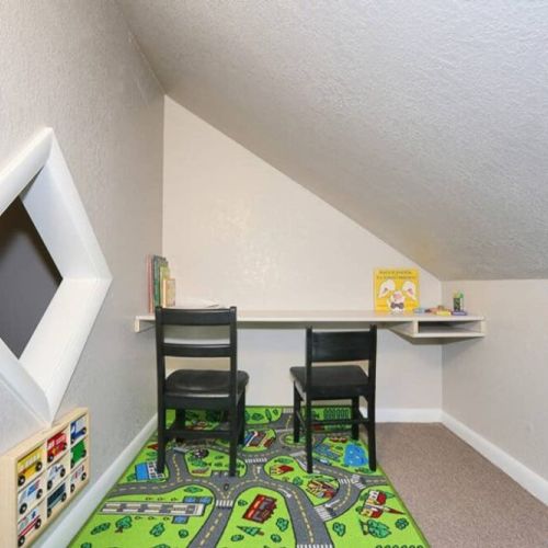 A little kid's cubby is perfect for keeping littles entertained with games, books, & toys in their own little space.